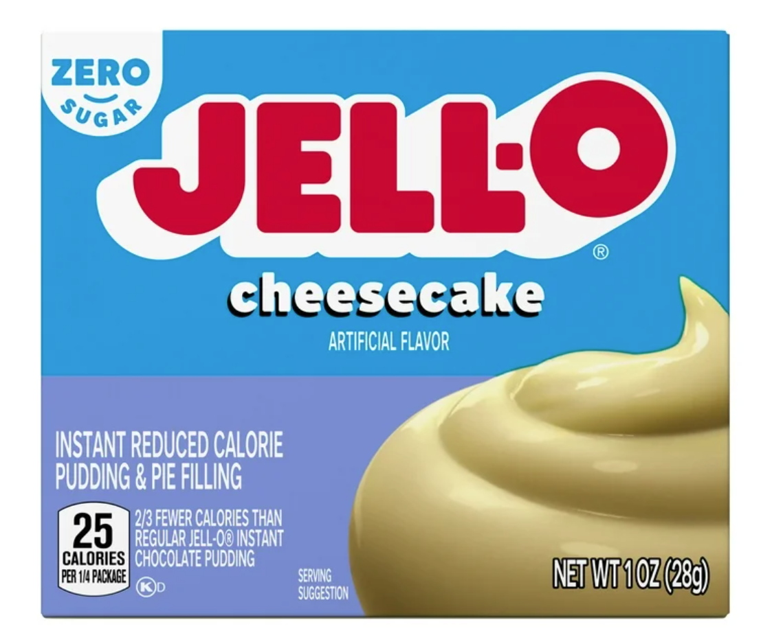 Jell-O Instant Sugar & Fat Free Cheesecake Pudding Mix 1oz