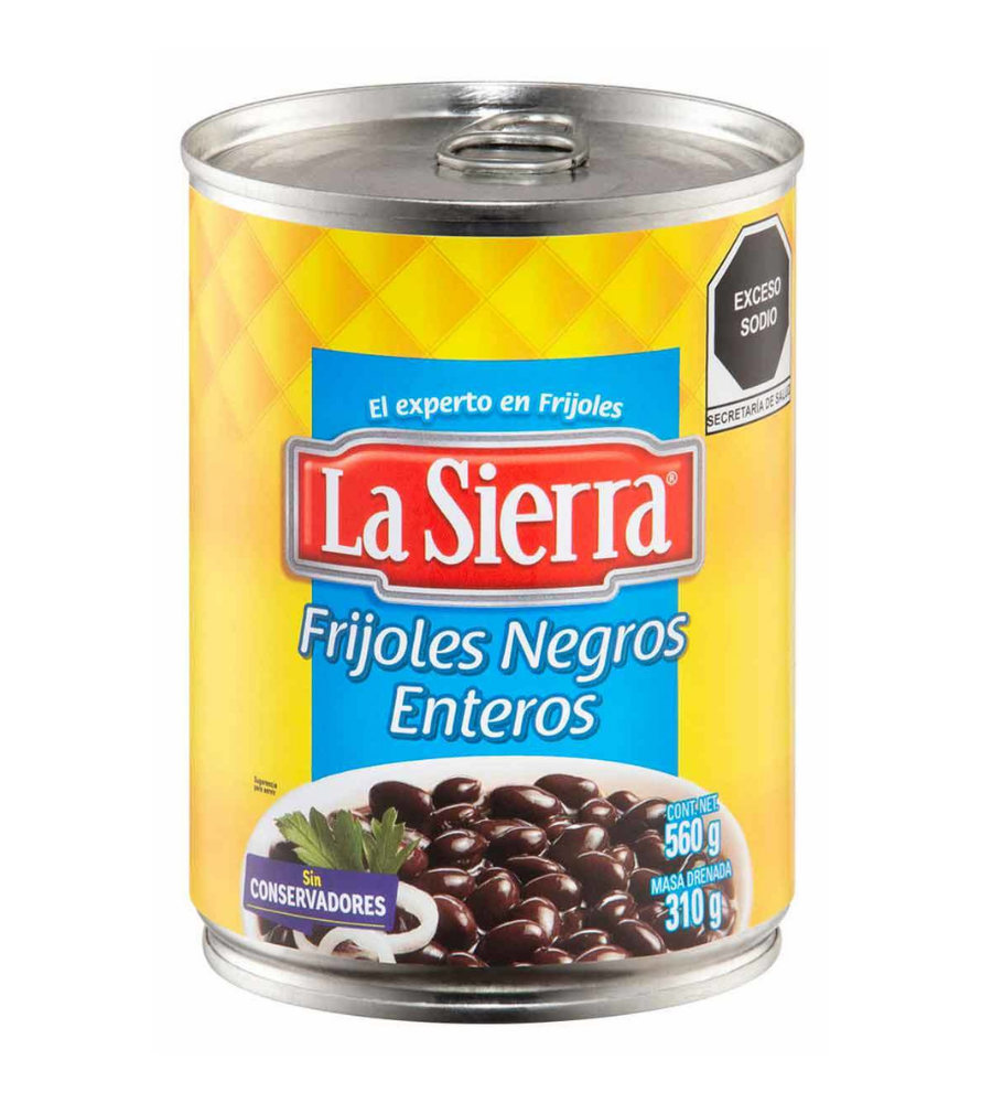 La Sierra Whole Black Beans 19.7oz