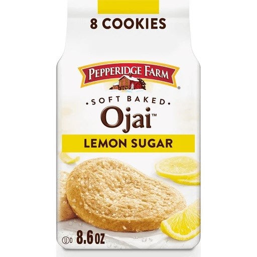 Pepperidge Farm Ojai Lemon Sugar Cookies 8.6oz (BEST BY: MAY '26)