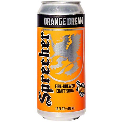 Sprecher Orange Dream Soda 16oz (Best by: mar 2026)