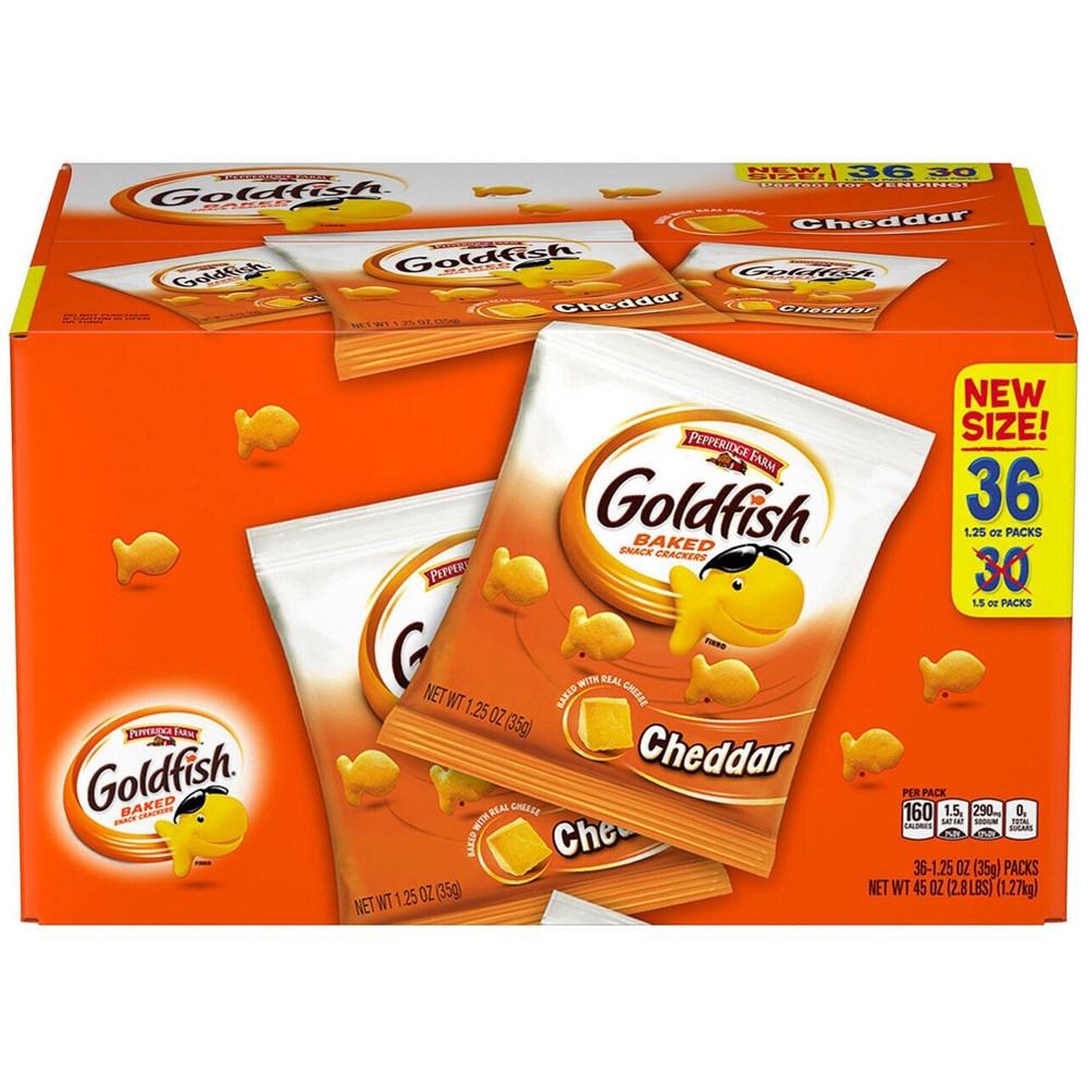 Goldfish Cheddar 1.25oz Box of 36ct