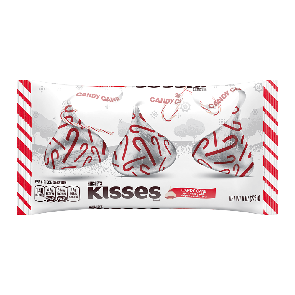 Hershey's Kisses Candy Cane 7oz