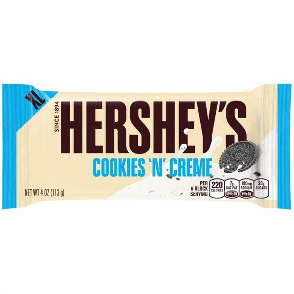 Hershey's Cookies & Creme Bar king size 4oz