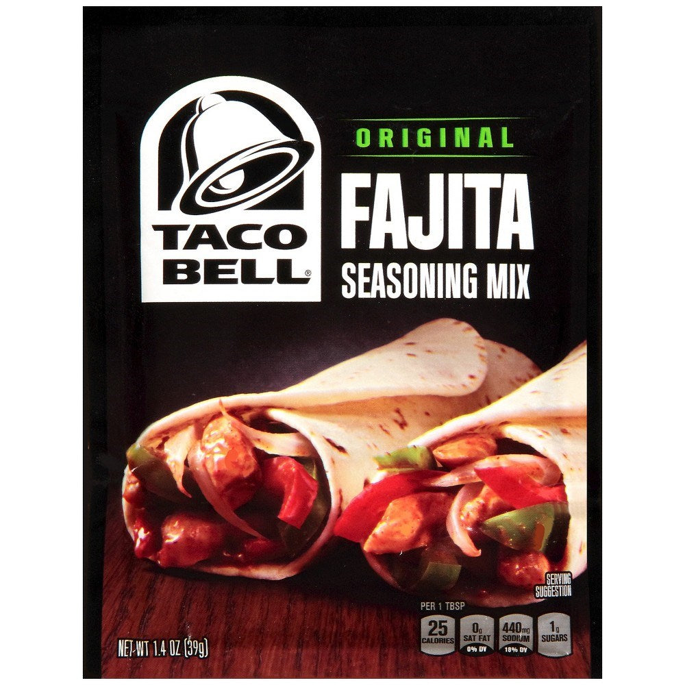 Taco Bell Fajita Seasoning Mix 1.4oz