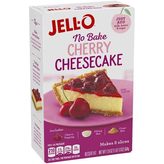 Jell-O No Bake Cherry Cheesecake 17.8oz