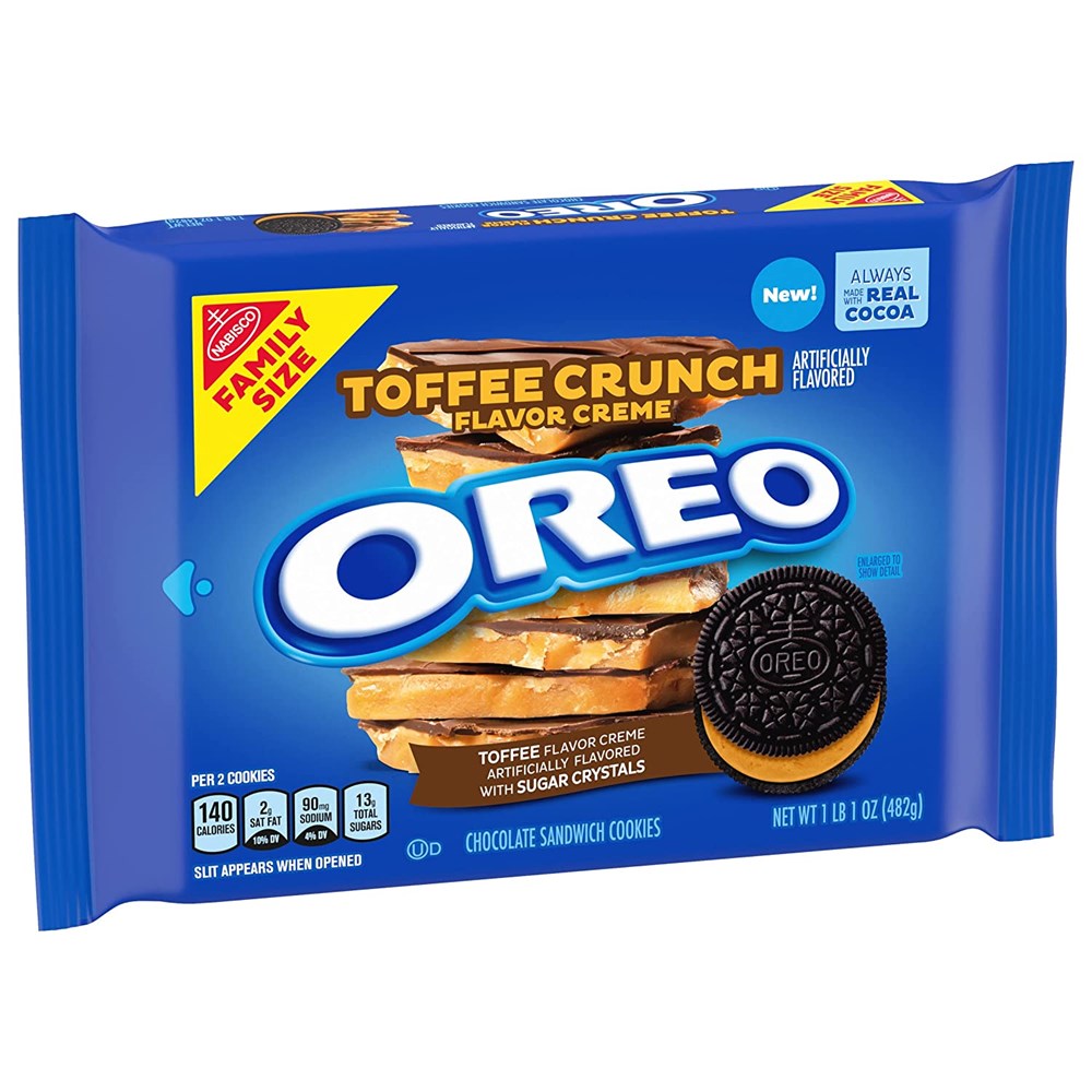 Oreo Limited Edition Toffee Crunch Sandwich Cookies 17oz
