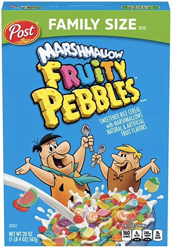 Post Marshmallow Fruity Pebbles 20.0oz