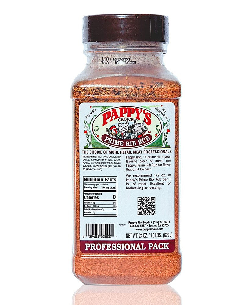 Pappy's Prime Rib Rub 24oz