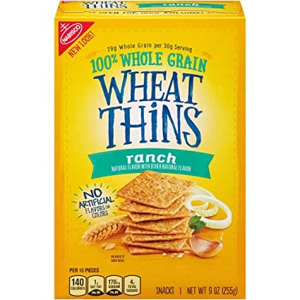 Wheat Thins Ranch Crackers 9.0oz