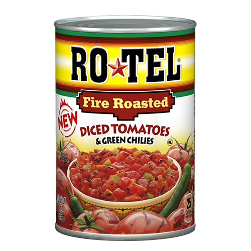 Rotel Fire Roasted Diced Tomatoes & Green Chilies 10oz