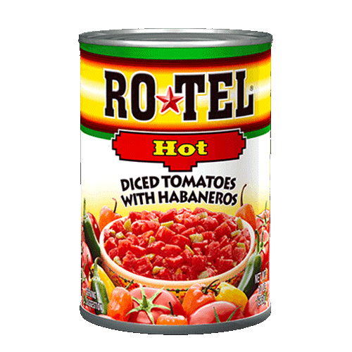 Rotel Hot Diced Tomatoes with Habaneros 10oz