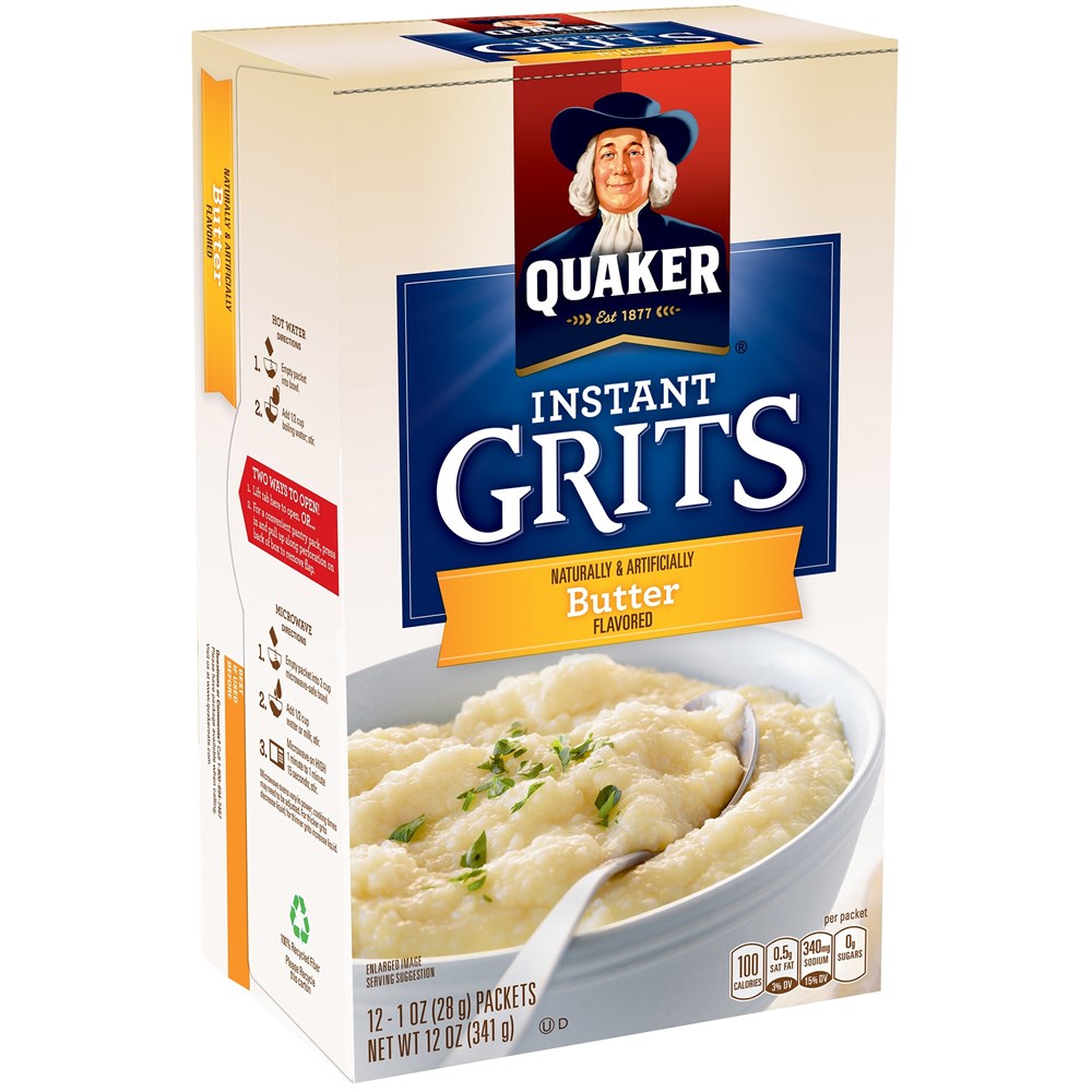 Quaker Instant Grits Butter Flavour 10ct