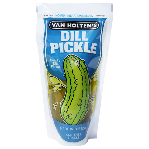 Van Holten's Hearty Dill Pickle in a Pouch Jumbo