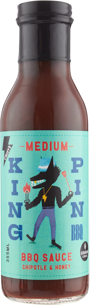 Culley's King Pin Medium Chipotle & Honey BBQ Sauce 355ml