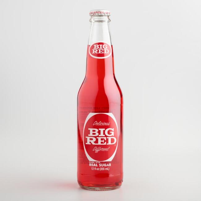 Big Red Soda Bottle 12oz