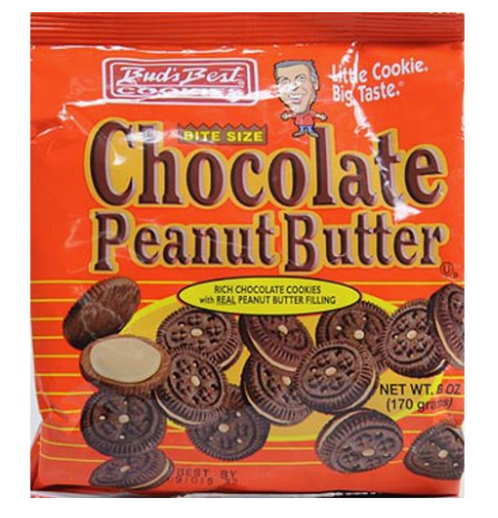 Bud's Best Chocolate Peanut Butter Cookies 6oz (BEST BY: JAN 25)