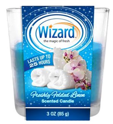 Wizard Freshly Folded Linen Candle 3.0oz