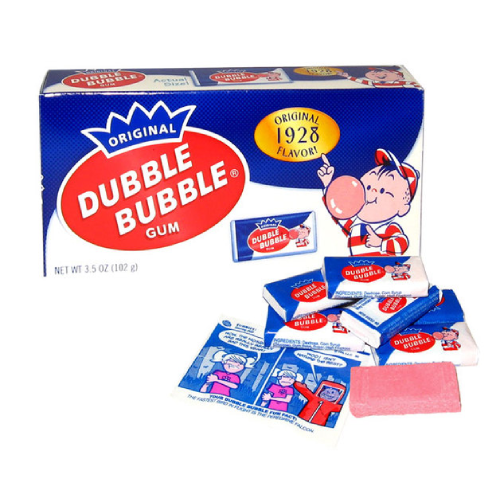 Dubble Bubble Original 1928 Flavor Gum 3.5oz