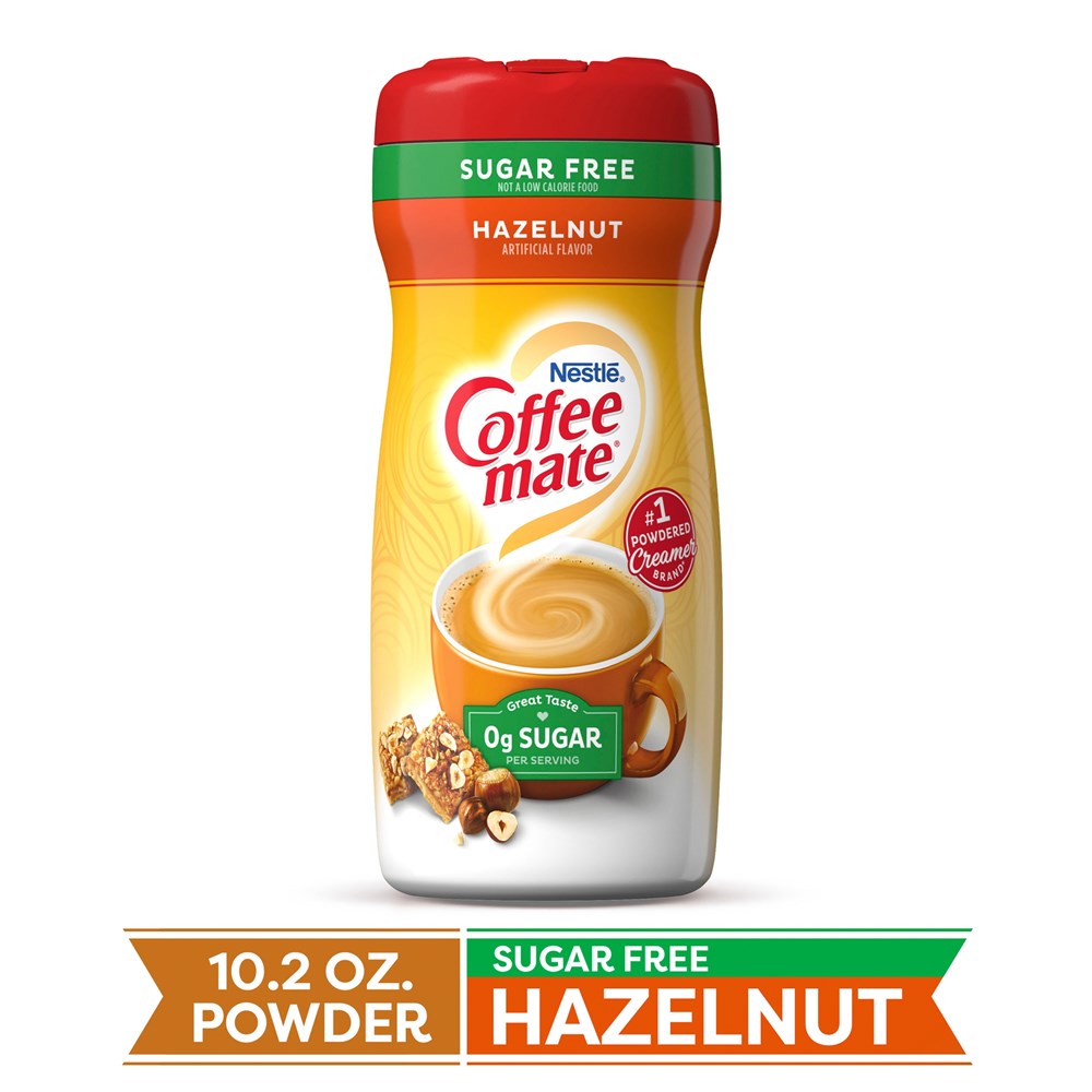 Coffee-Mate Sugar Free Hazelnut Powdered Creamer 10.2oz