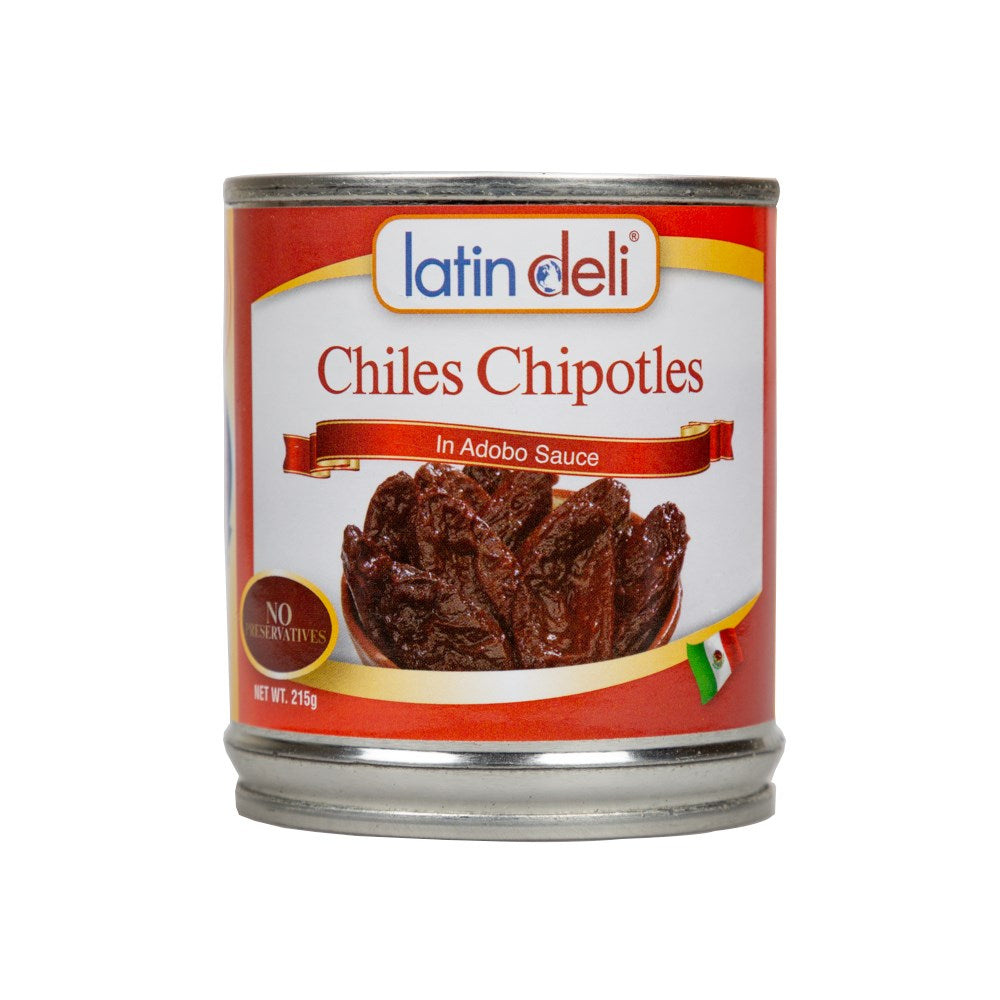 Latin Deli Chiles Chipotles in Adobo Sauce 215g