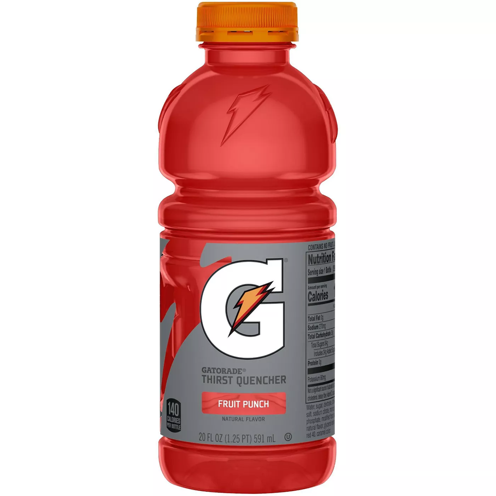 Gatorade Fruit Punch Thirst Quencher 20oz