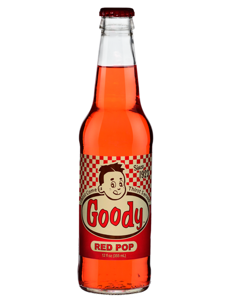 Goody Bubble Gum Red Pop Soda 12oz