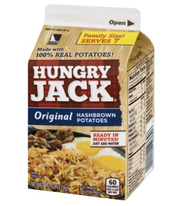Hungry Jack Original Hashbrown Potatoes 4.2oz