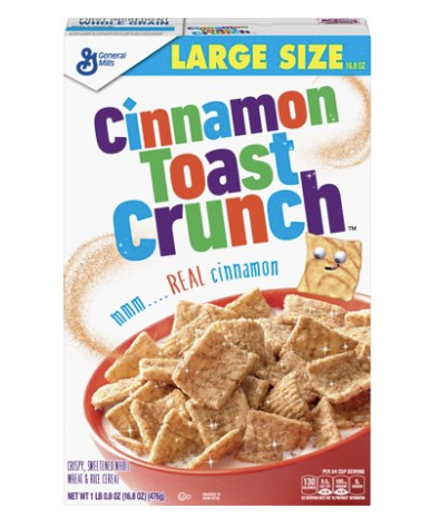 Cinnamon Toast Crunch Cereal Medium 16.8oz