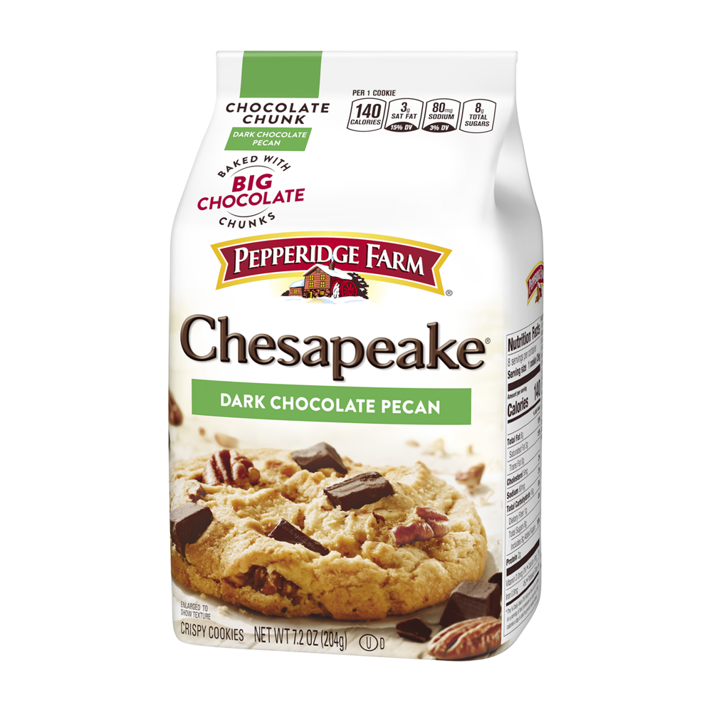 Pepperidge Farm Chesapeake Dark Chocolate Pecan Crispy Cookies 7.2oz (BEST BY: MAY '26)