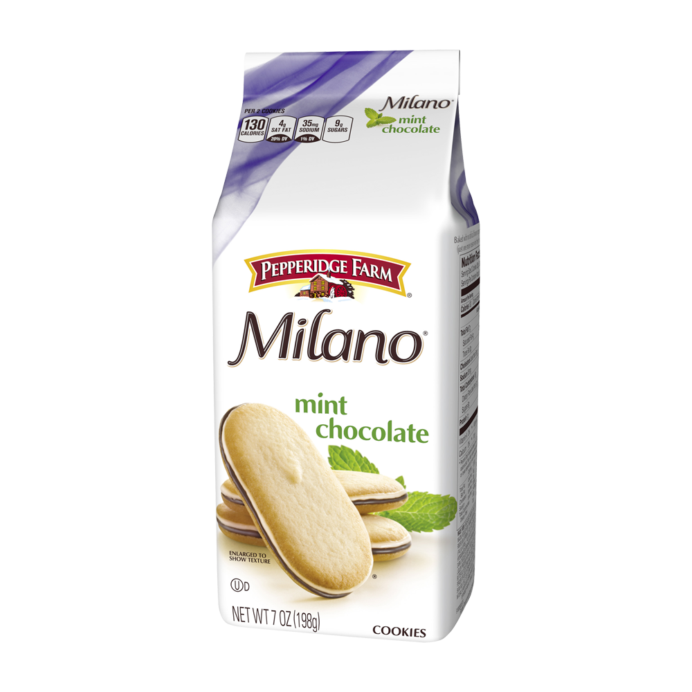 Pepperidge Farm Milano Mint Chocolate Cookies 7oz (BEST BY: MAY '26)