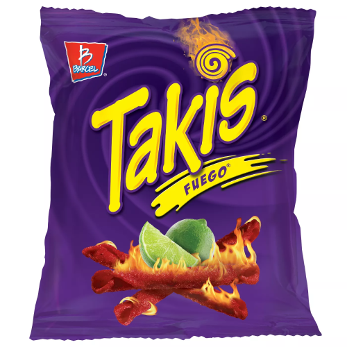 Takis Fuego Hot Chilli Pepper & Lime Tortilla Chips 4oz