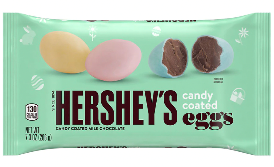 Hershey's Candy Coated Milk Chocolate Eggs 9oz