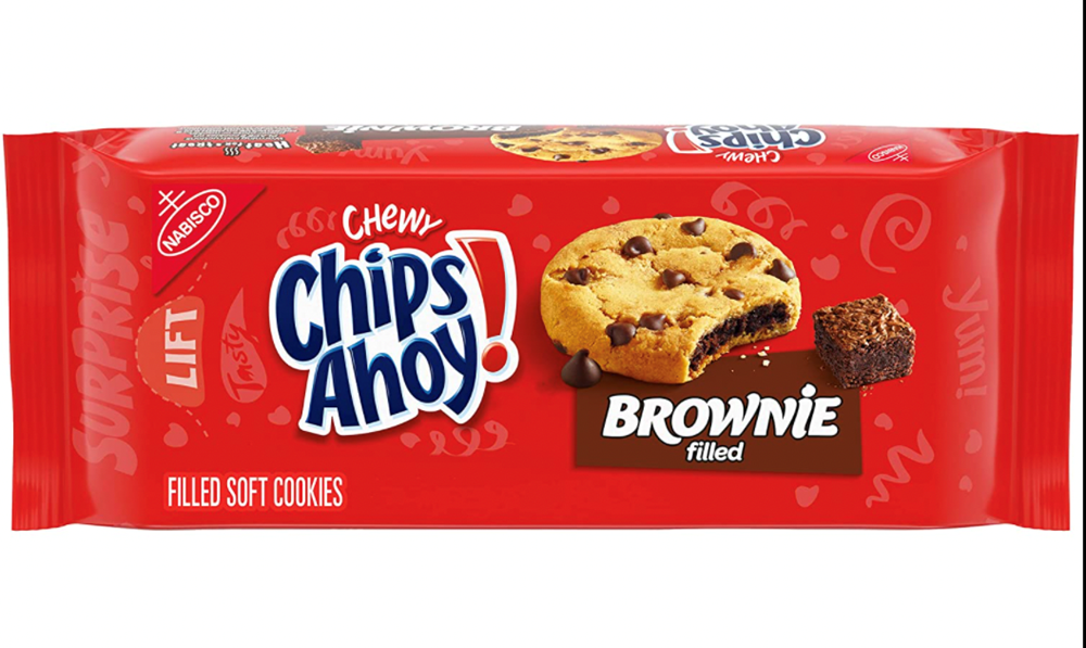 Chips Ahoy Brownie Filled Chocolate Chip Cookies 9.5oz bEST BY 26 FEB 2023)