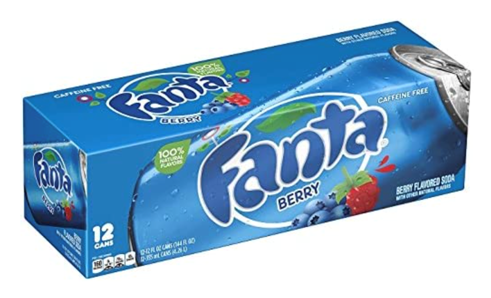 Fanta Berry Soda 12 Pack / 12 oz cans