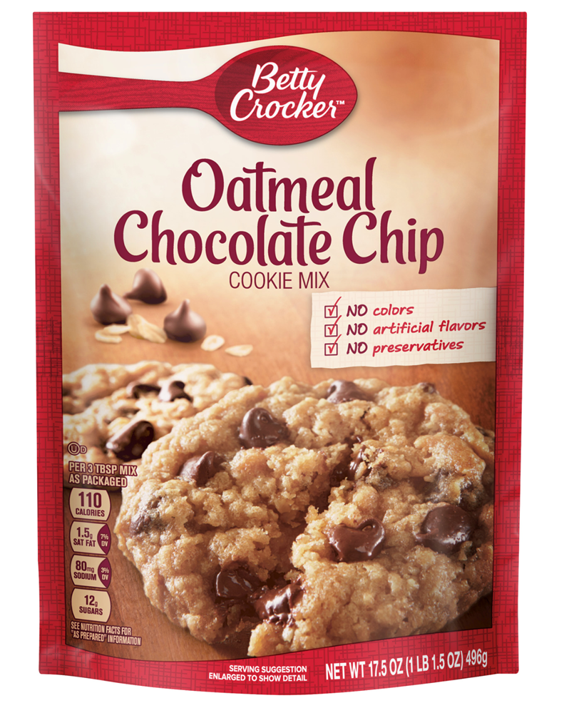 Betty Crocker Oatmeal Chocolate Chip Cookie Mix 17.5oz (BEST BY: MAY '26)
