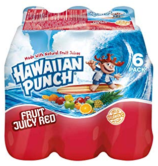 Hawaiian Punch Fruit Juicy Red 6 Pack Bottles
