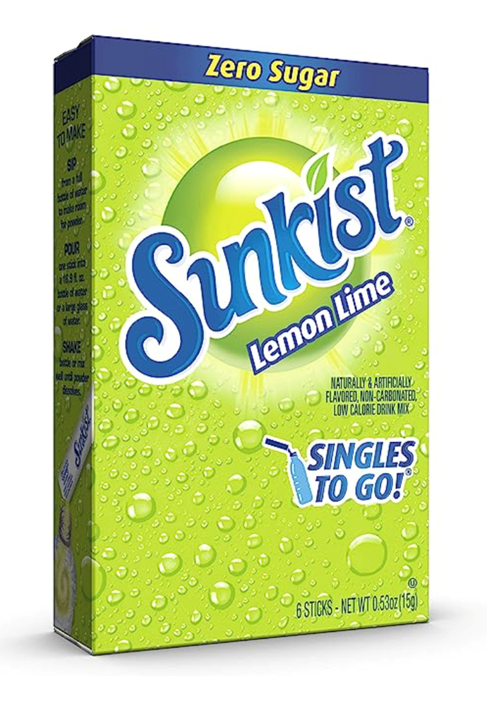 Sunkist Lemon Lime Singles to Go 6 Pack