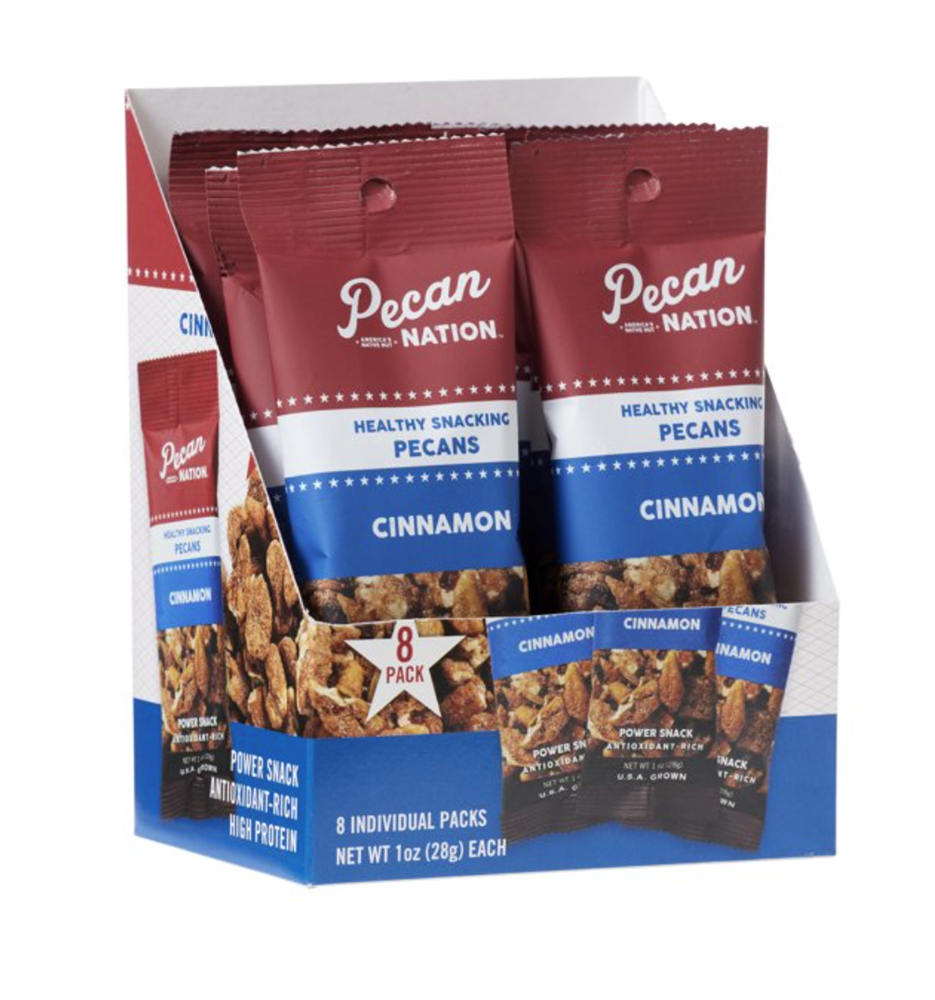 Pecan Nation Cinnamon Snacking Pecans 1oz