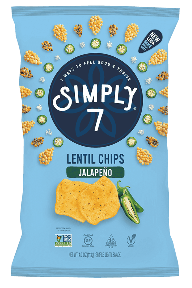 Simply 7 Jalapeño Lentil Chips 3.9oz