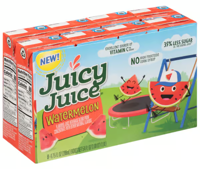 Juicy Juice Watermelon 8 Pack (BEST BY: JUNE 2023)