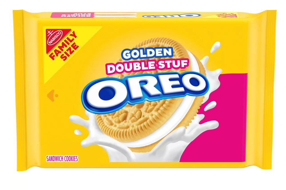 Oreo Golden Double Stuff Family Size 18.71oz