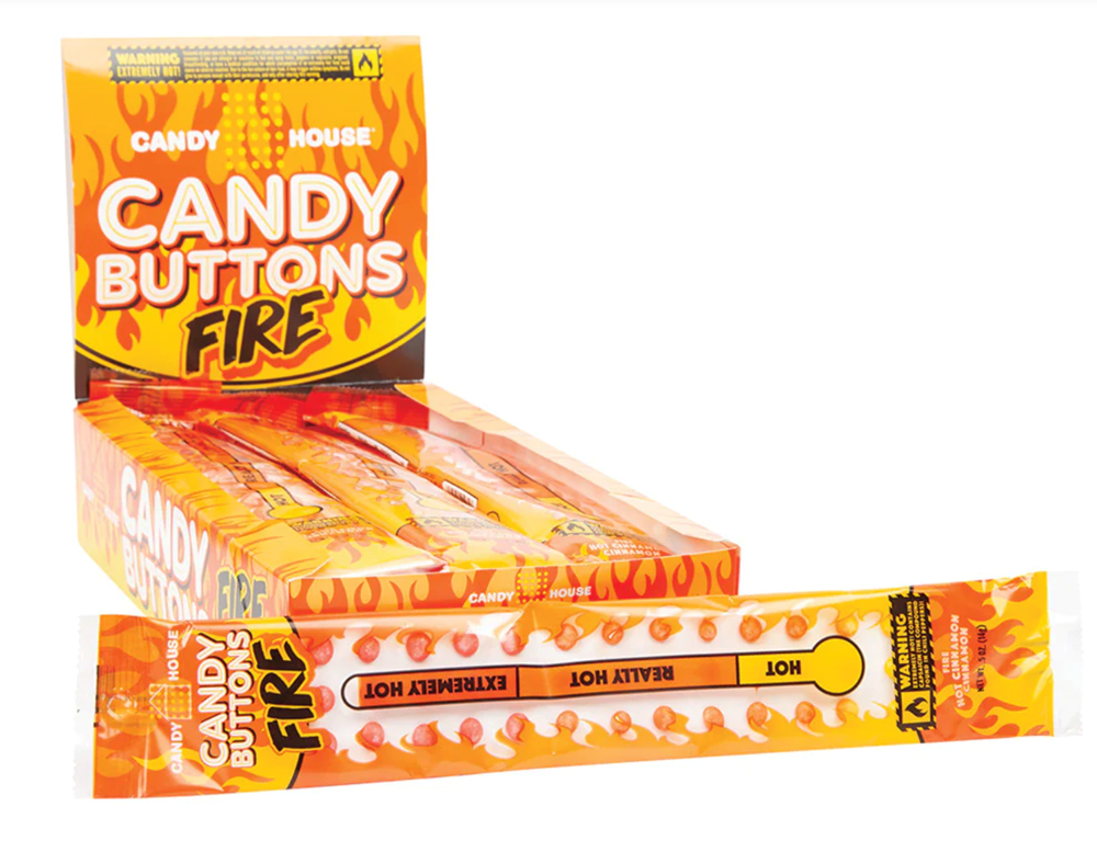Candy House Fire Candy Buttons 0.05oz (BEST BY: JUN 2025)