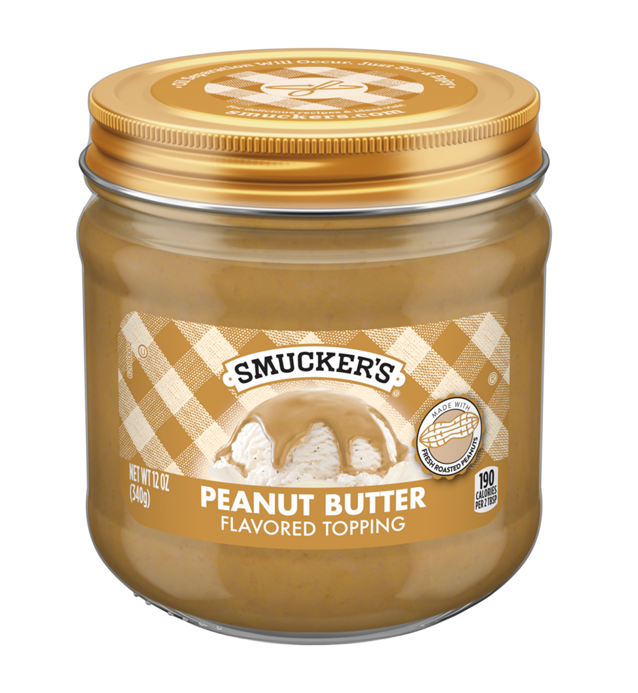 Smucker's Peanut Butter Flavored Topping 12oz (BEST BY: FEB 25)