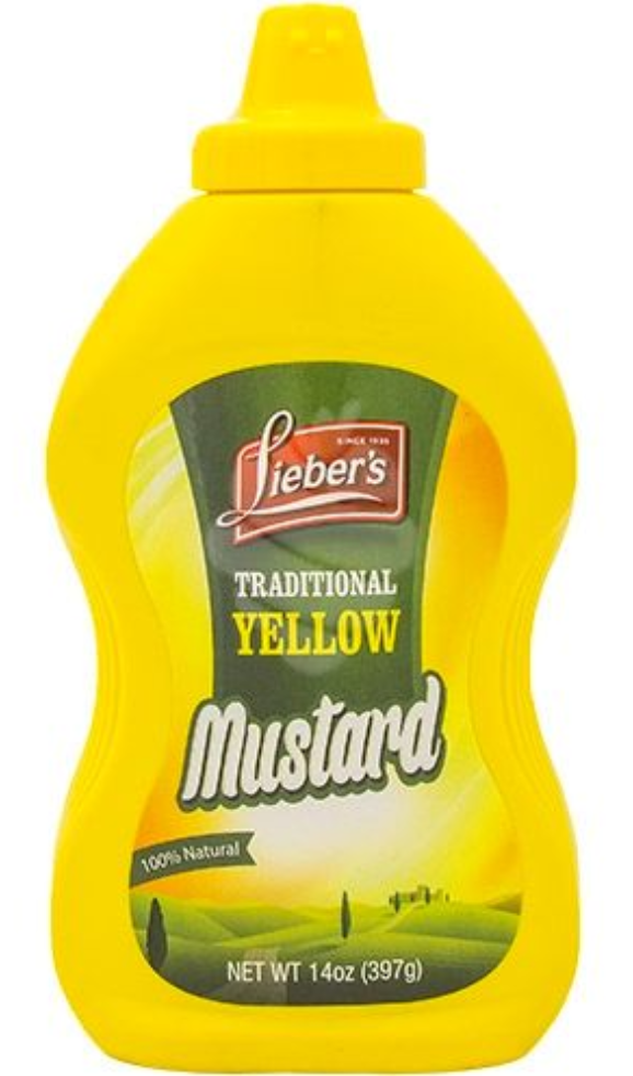 Lieber's Traditional Yellow Mustard 9oz