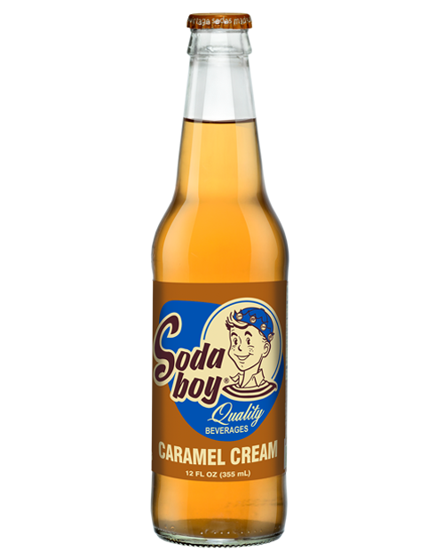 Soda Boy Caramel Cream Soda 12oz