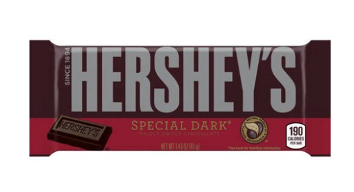 Hershey's Special Dark Chocolate Bar Single Serve 1.45oz