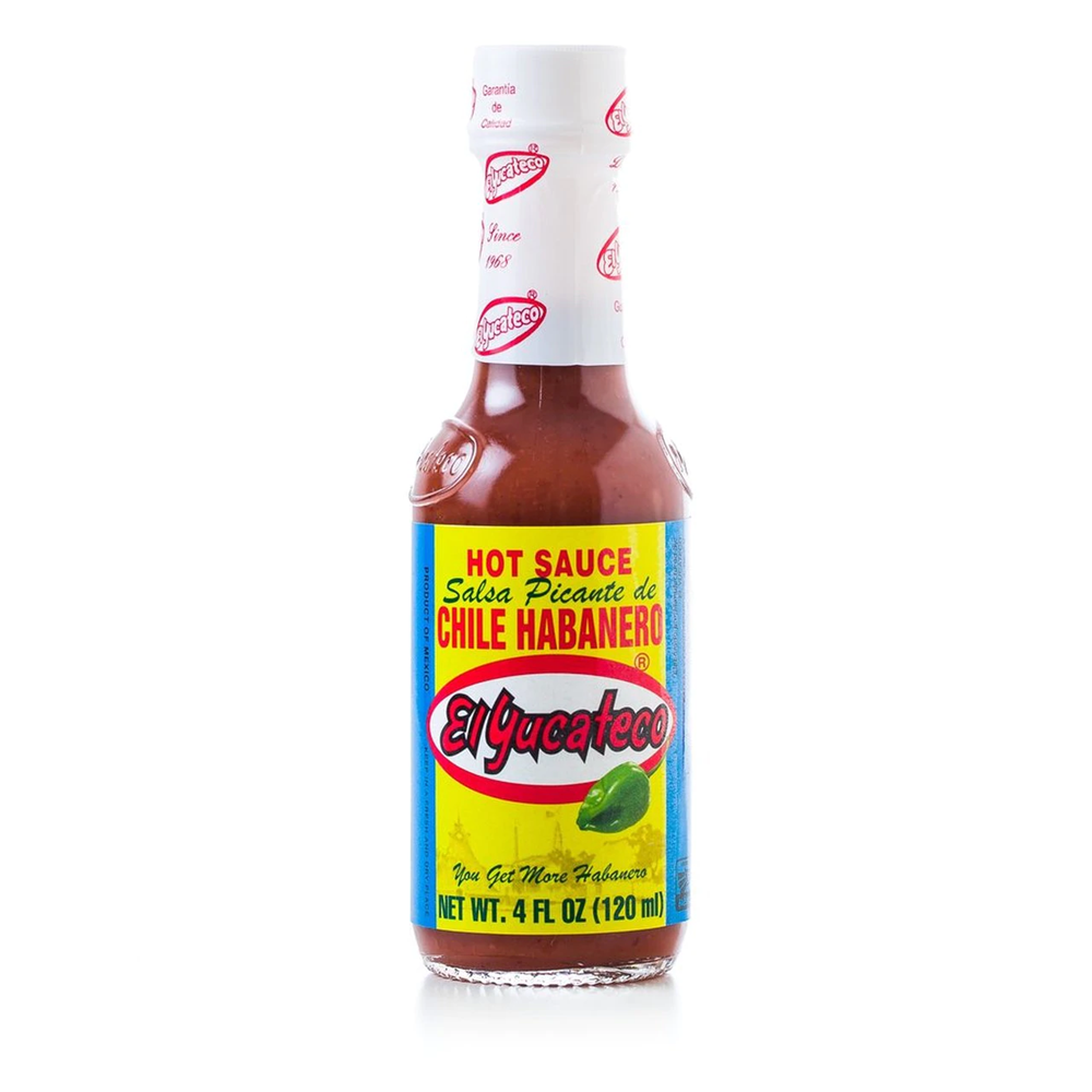 El Yucateco Red Habanero Hot Sauce 4oz