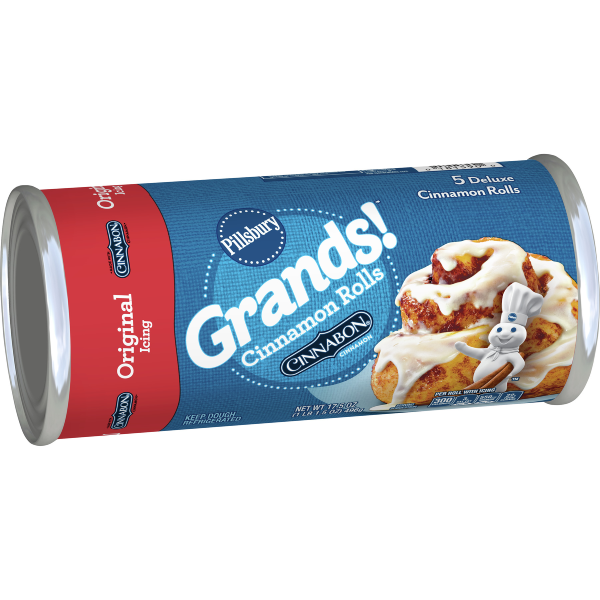 Pillsbury Grands! Original Cinnamon Rolls with Icing 5ct (BEST BY: DEC 25)