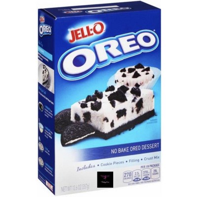 Jell-O No Bake Oreo Cookies & Creme 12.6oz (BEST BY: MAY 2026)