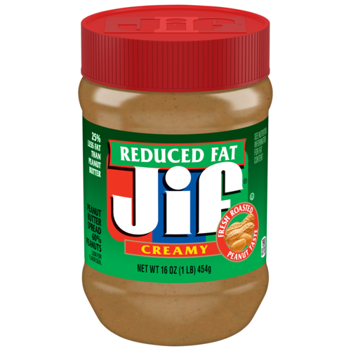 Jif Creamy Reduced Fat Creamy Peanut Butter Spread 16oz